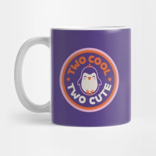 Two Cool Two Cute Penguin Party 2 Year Old Birthday Mug